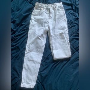 MANGO white jeans